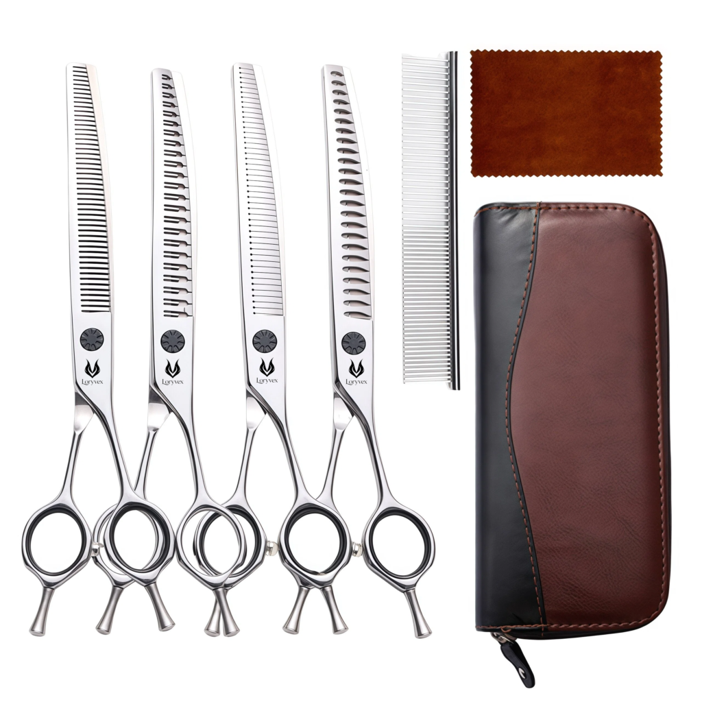 Introducing the Loryvex 7-Inch 440C Pet Grooming Scissors Collection