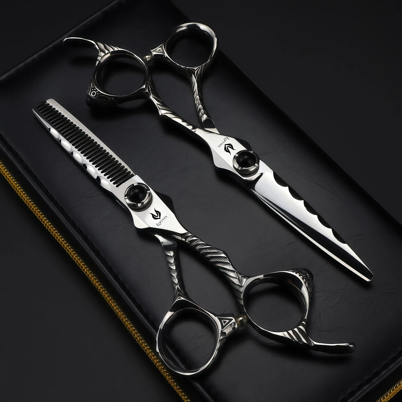 Sculpted Handle Cutting & Thinning Set