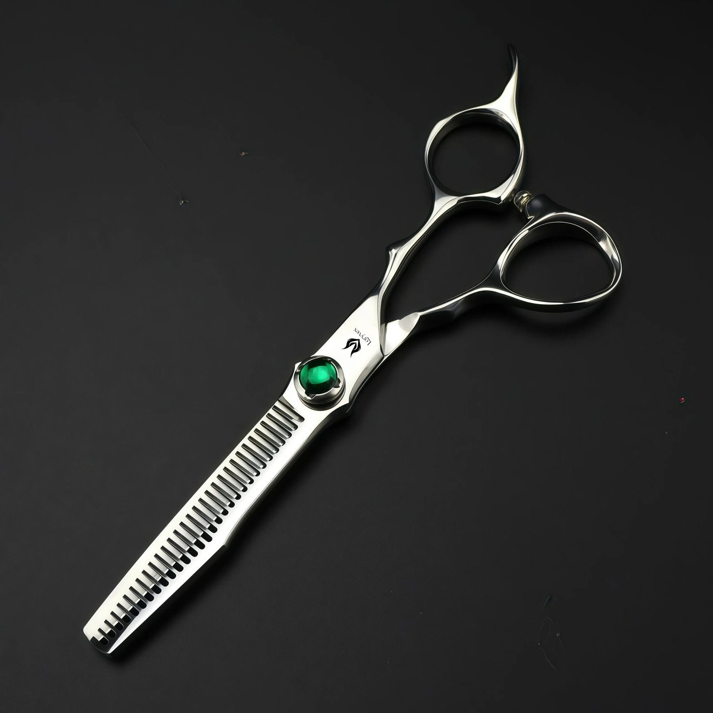 Green Accent Scissors Set — 3