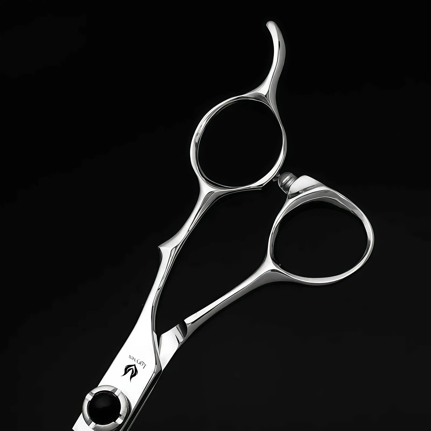 Black Pivot Silver Scissors Set — 3