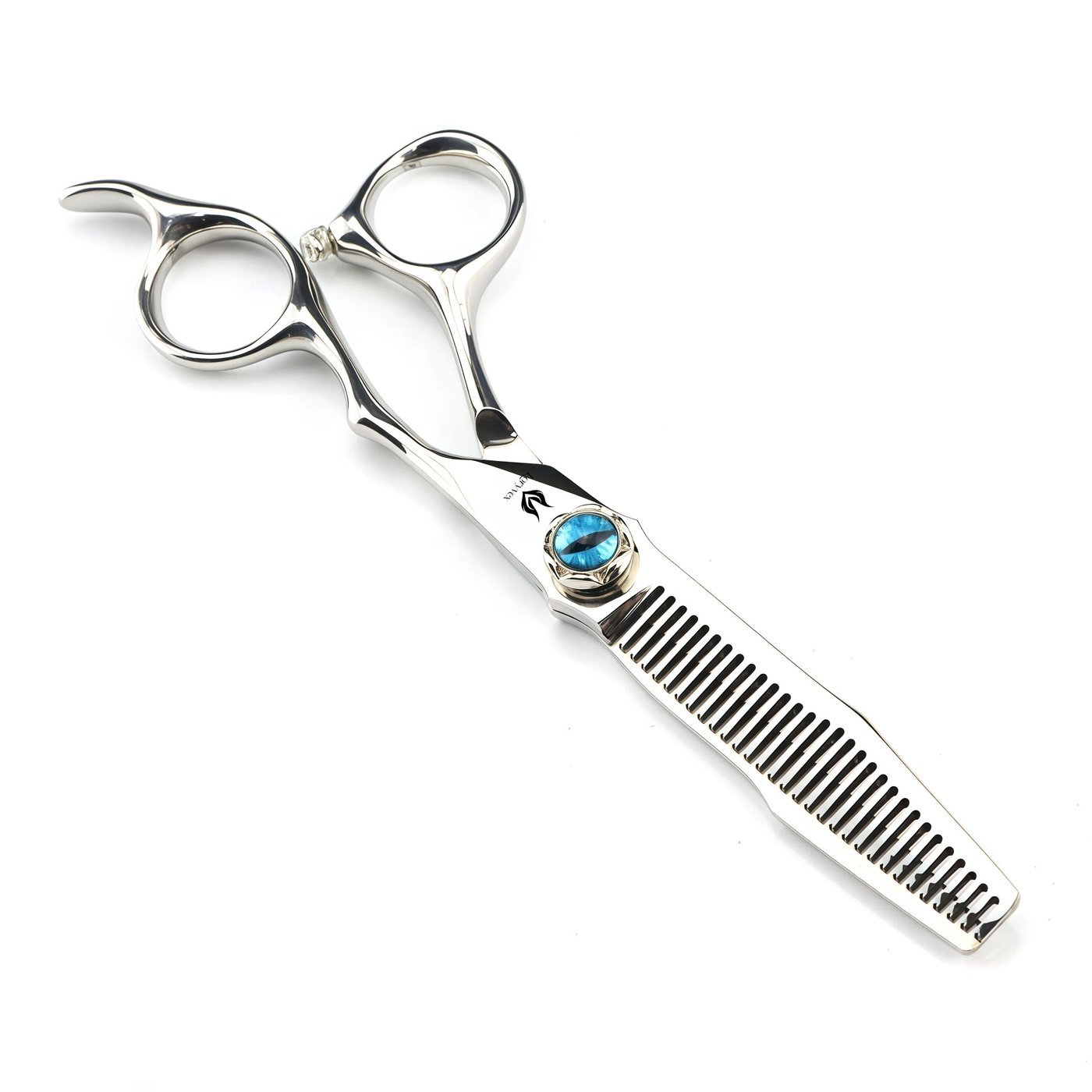 Blue Accent Silver Scissors Set — 2