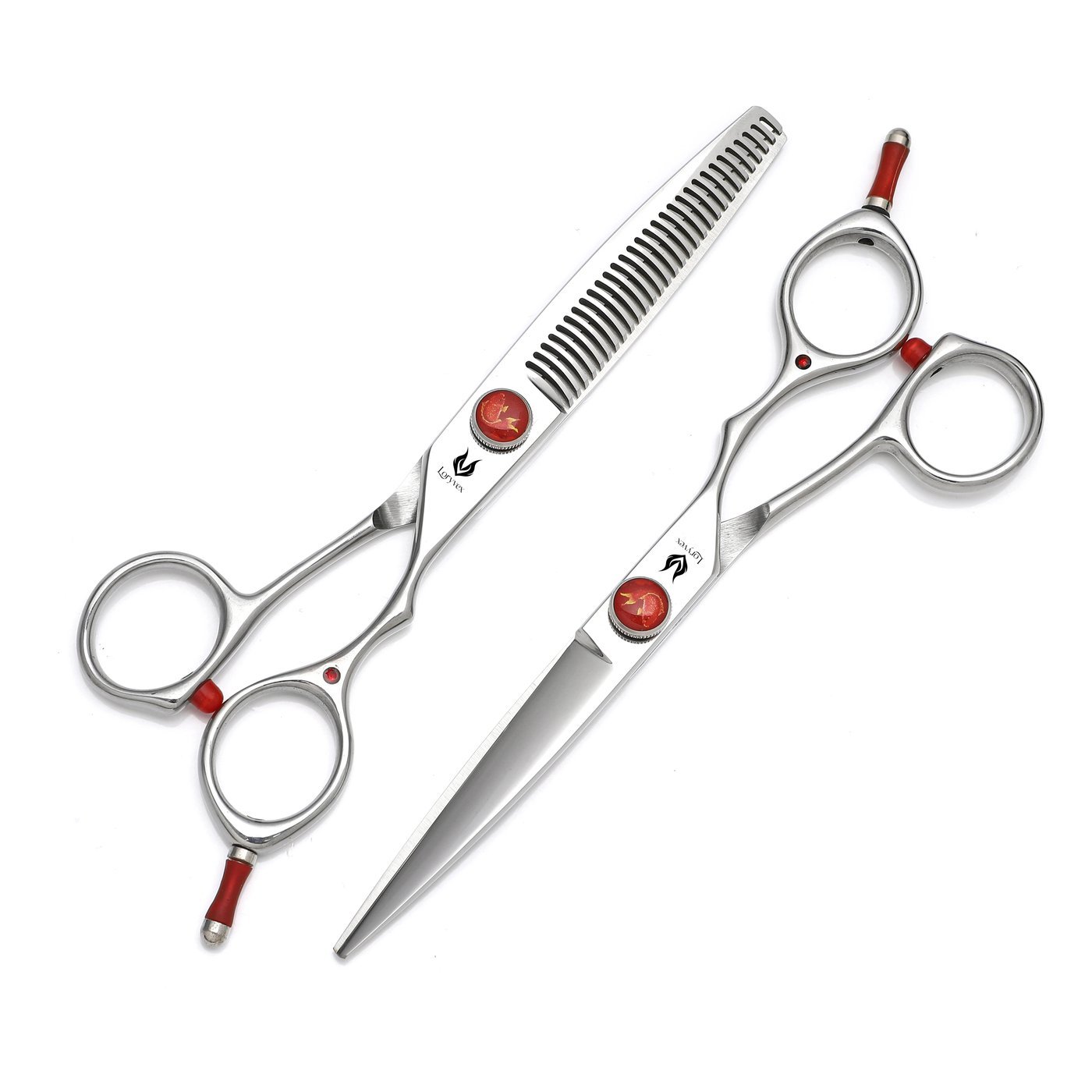 Red Accent Scissors Set