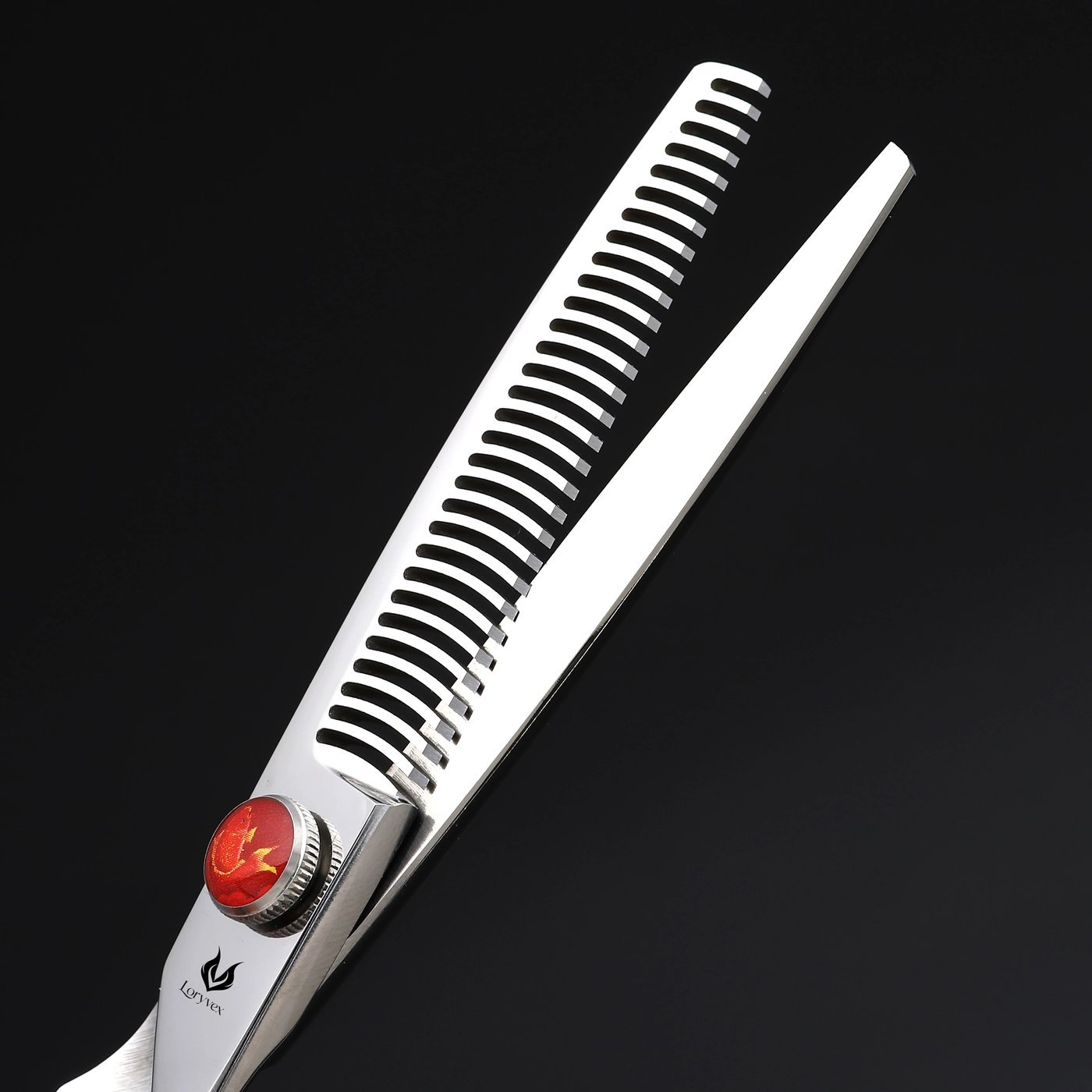 Red Accent Scissors Set — 3