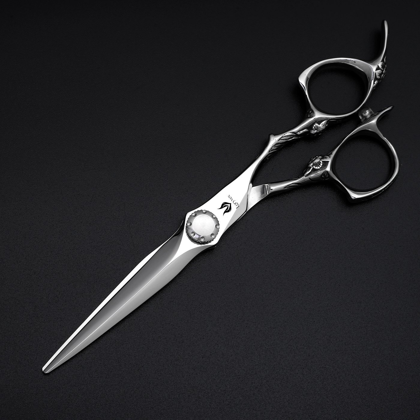 Sculpted Grip Silver Scissors Set — 2
