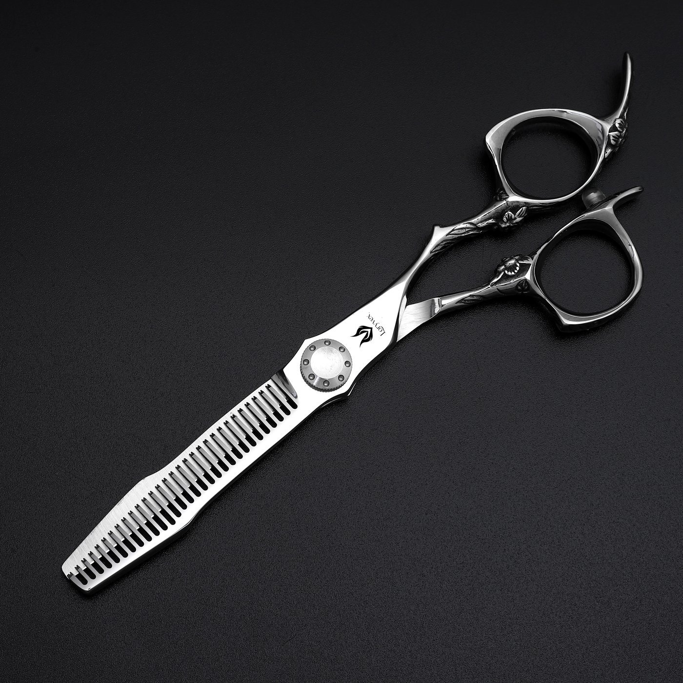 Sculpted Grip Silver Scissors Set — 3