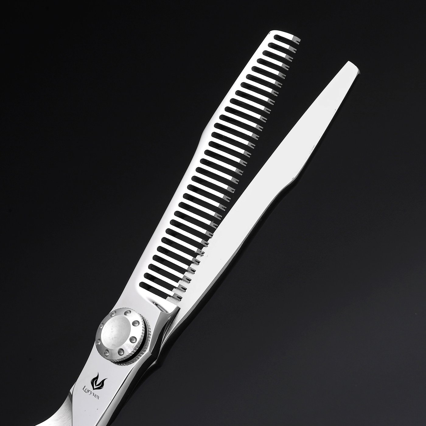 Sculpted Grip Silver Scissors Set — 4