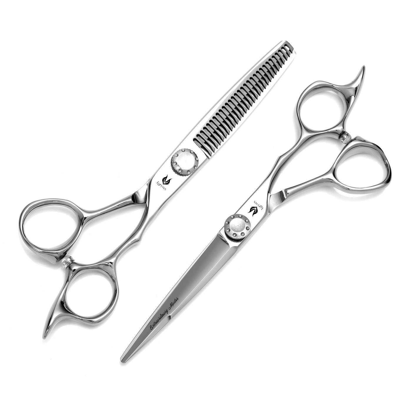 Round Pivot Silver Scissors Set