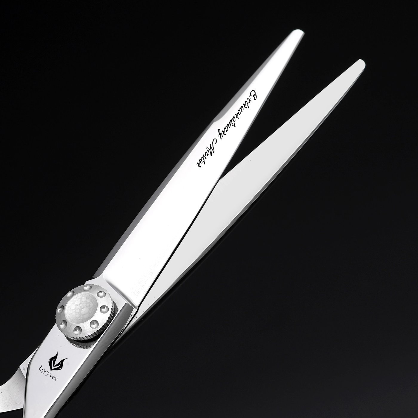 Round Pivot Silver Scissors Set — 5