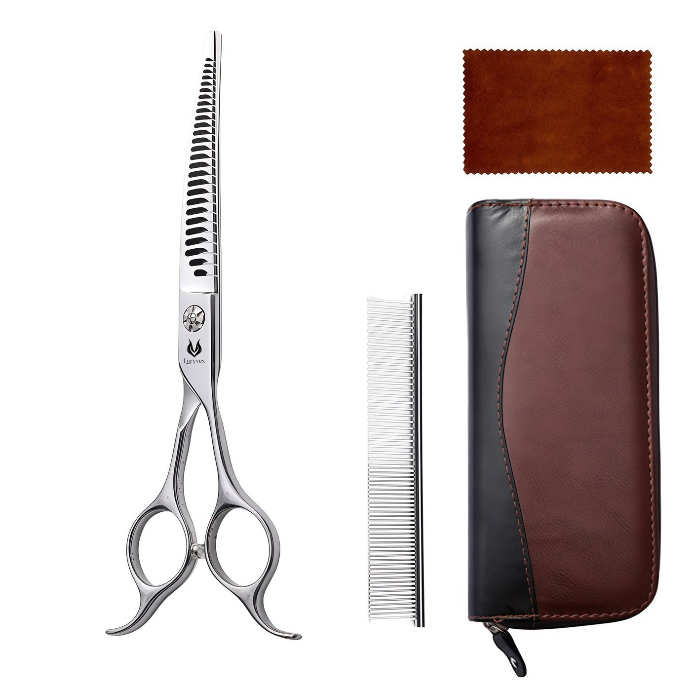 Curved Grooming Thinning Scissors